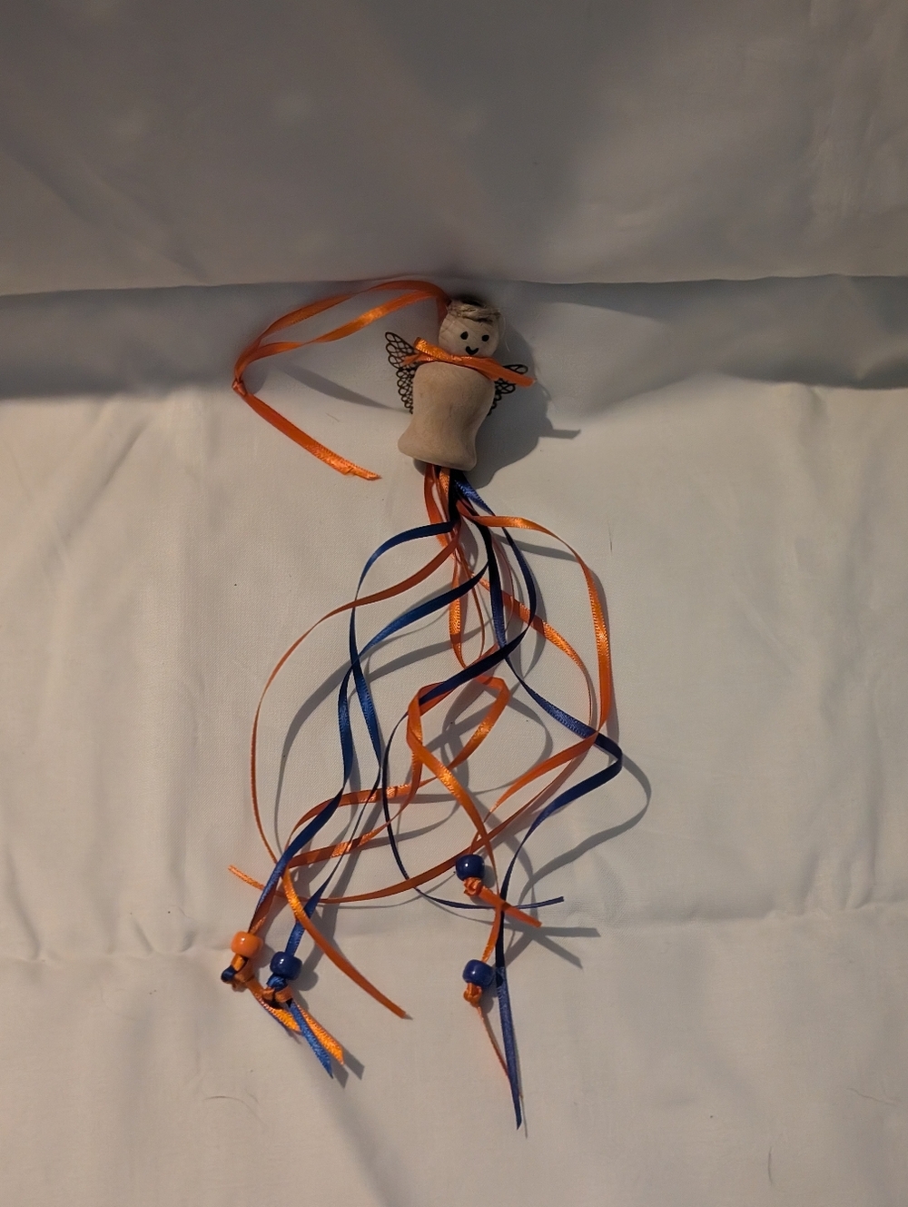 Handmade Blue And Orange Angel